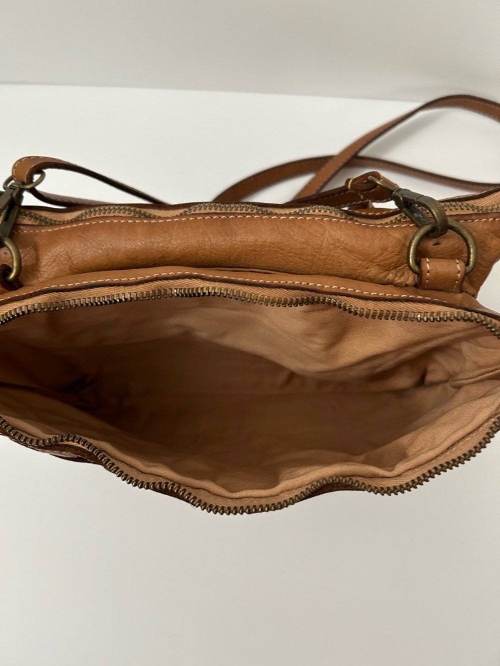 Constanza Rota - Woven Leather Crossbody Bag. Made in Italy - Picture 8 of 16